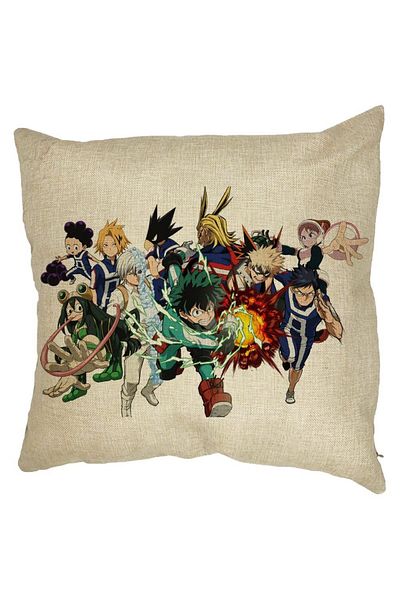 BEKZ Față de pernă cu personaje My Hero Academia, 40x40 cm
