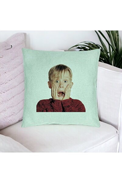 BEKZ Față de pernă, model Kevin, 40x40 cm, verde mentă