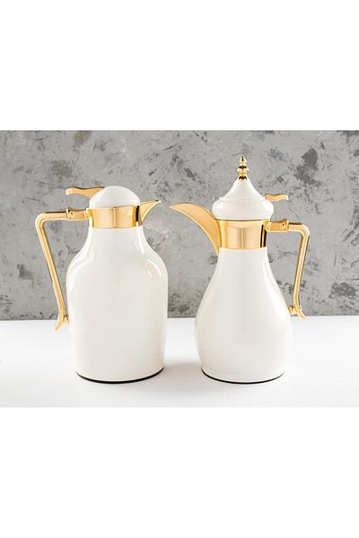 TOHFAT-AL MAIDAH Luxury Al-Joud Thermos Set, 18-Hour Heat Preservation