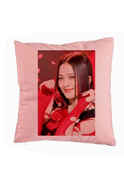 BEKZ Μαξιλαροθήκη Blackpink Jisoo 1, 40x40 εκ., Ροζ