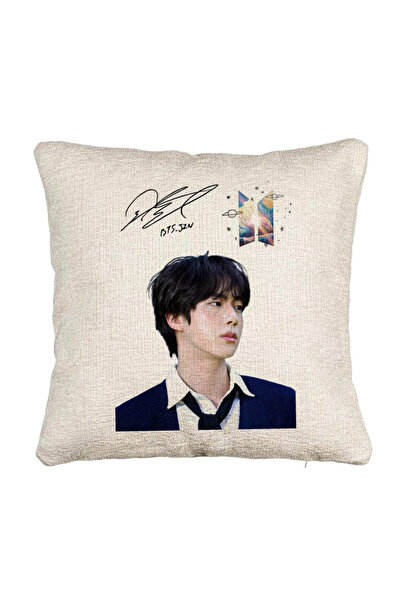 BEKZ Perna Decorativa Canapea BTS Jin 3, 40x40 cm, Cu fermoar