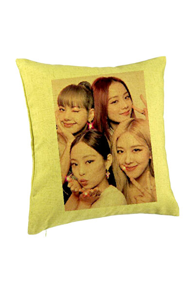 BEKZ Față de pernă Blackpink, Model 10, 40x40 cm, Verde