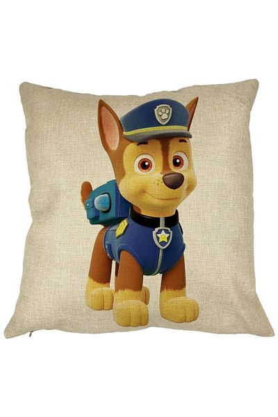 BEKZ Perna Decorativa Patrata Chase, 40x40 cm, Husa Detasabila, Burduf