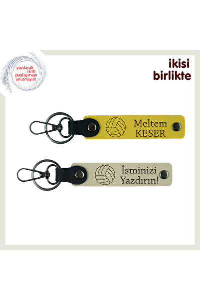 Miaju هدية مصنوعة بحب من مدربك، مجموعة سلسلة مفاتيح قابلة للكتابة، قهوة حليبي...