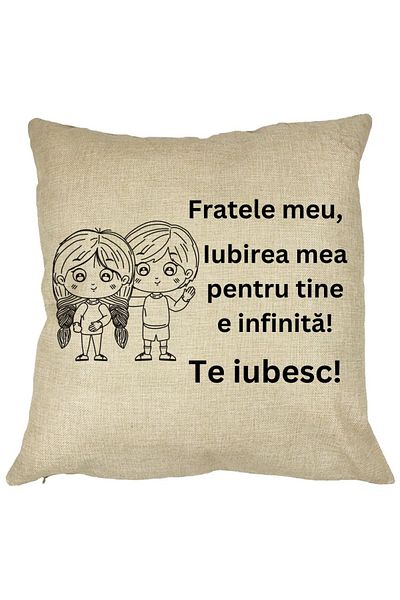 BEKZ Față de pernă Fratele meu 2, 40x40 cm