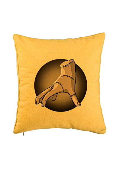 BEKZ Perna Decorativa, Model Wednesday Addams The Thing, 40x40 cm, Galben, Hu...