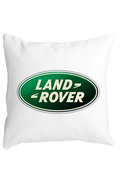 BEKZ Perna Decorativa, Land Rover, 40×40 cm, Alba, Mata, Husa Detasabila, Burduf