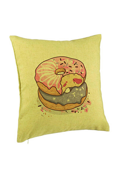 BEKZ Perna Decorativa, Model Gogosi Glazurate, 40x40 cm, Verde, Husa Detasabi...