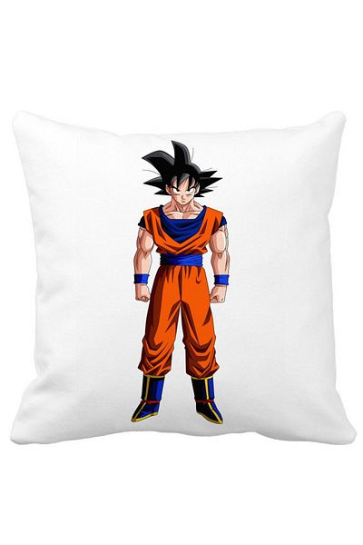 BEKZ Dragonball Goku Pillowcase, 40x40 Cm, White, Matte