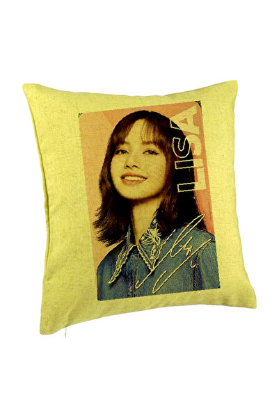 BEKZ Față de pernă Blackpink Lisa 2, 40×40 cm, Verde