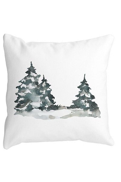 BEKZ Christmas Themed Pillowcase, 7, 40x40 Cm, White, Matte