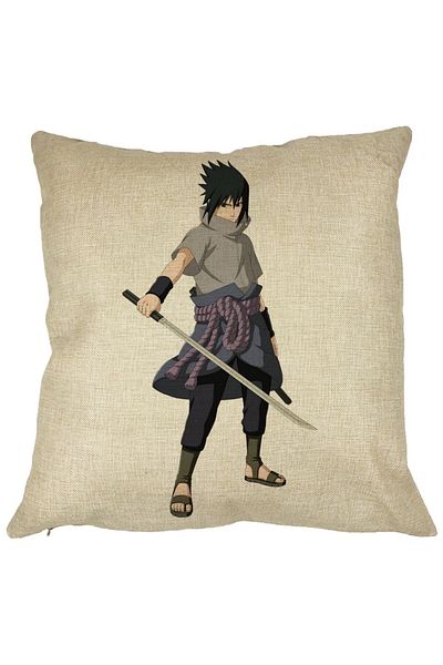 BEKZ Față de pernă cu Naruto Sasuke, 40x40 cm