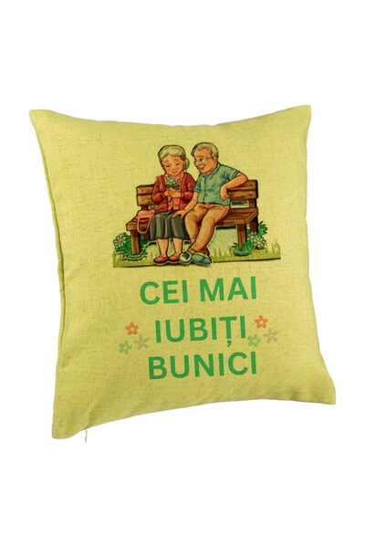 BEKZ Față de pernă pentru bunici 9, 40x40 cm, verde