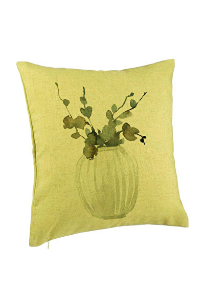 BEKZ Perna Decorativa cu tematica de Craciun, 11, 40x40 cm, Verde, Husa Detas...