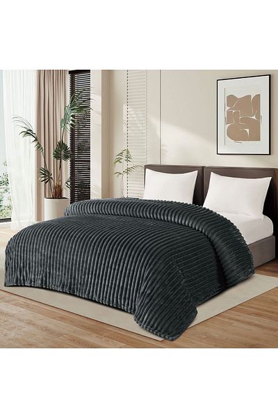 MİNG Lİ A soft, new, elegant double blanket with a soft texture, weighing 1500 g, size 220*240 cm
