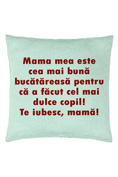 BEKZ Διακοσμητικό Μαξιλάρι, Μοτίβο Μοτίβο για τη Μαμά Σ' Αγαπώ 6, 40x40 Εκ., ...