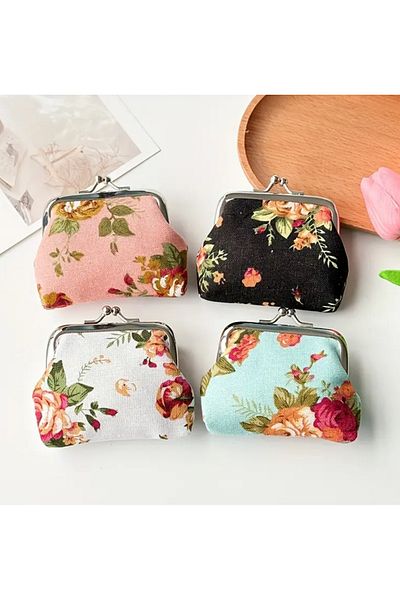 Purple Adv Nostalgic Pink Coin Purse