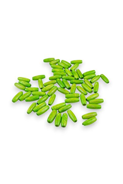 Serhat Aksesuar ve El İşçilik 12 ملم خرز خشب الذرة الفول السوداني الأخضر (22 ...