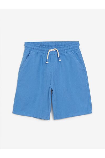 LC Waikiki Comfortable Fit Boys' Shorts with Elastic Waist