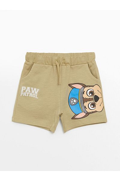 LC Waikiki Elastic Waist Paw Patrol Printed Baby Boy Shorts