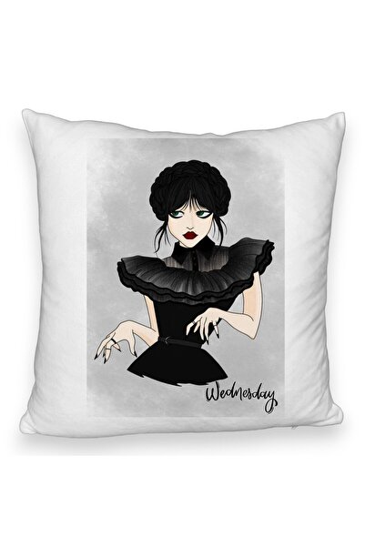 BEKZ Pernă decorativă pufoasă, Wednesday Addams Dancing Hands Model 3, 40x40 ...