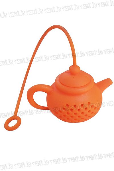 Yenilig 4 Pieces Tea Brewing Strainer Silicone |   Herbal Tea and Black Tea Filter with Teapot Design