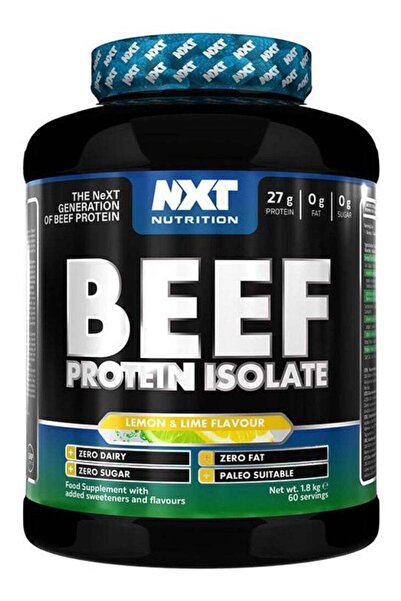NXT Nutrition بروتين لحم بقري معزول خالي من منتجات الألبان بنكهة الليمون والل...