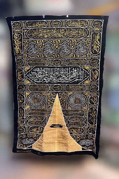 Generic Large Kaaba Door Wall Curtain