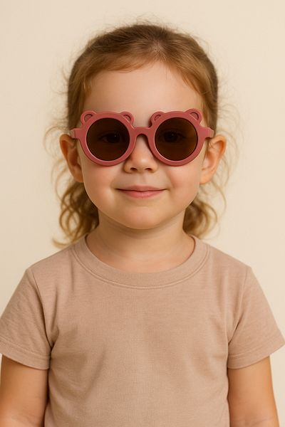 WisstoriaCollections Model Sweet Children's Sunglasses with Teddy Bear