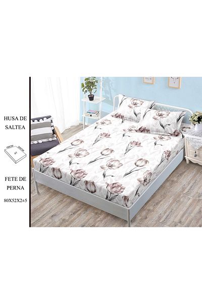 CHIRASO CHIRASO SUMMER Duvet Cover Set, Satin Cotton, 180x200 cm and 2 Pillowcases 80x52 cm