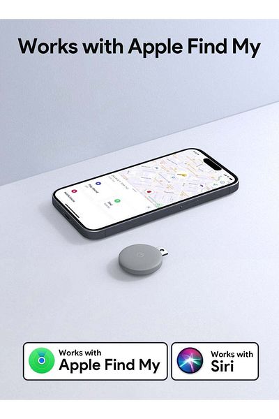 AUKEY Track Mate 1 Bundle, 3 Smart Bluetooth Trackers, Replaceable Battery, 6 Month Battery Life