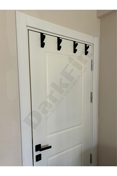 DarkFin Tüm Ev İçi Kapılar İçin Uygun Kapı Arkası Askılık, Zarif/Sade Ve Şık ...