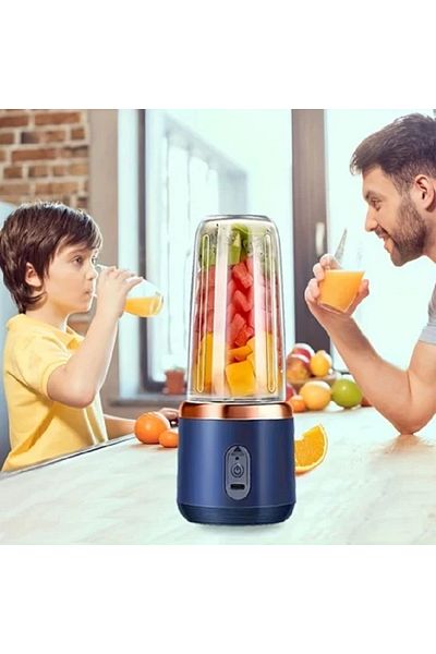 OEM Blender Portabil cu 6 Lame, Reîncărcabil USB –ZUBI, Smoothie și Sănătate la Îndemână