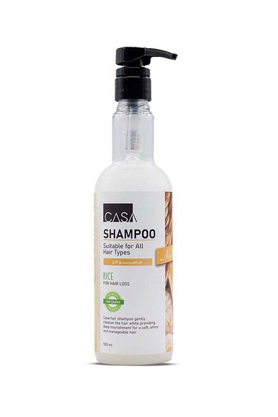 CASA Rice Shampoo for Hair by Casa - 500ml
