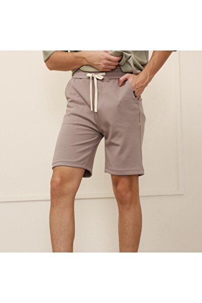 ALANAQA Unisex Casual Sports Shorts with Side Logo