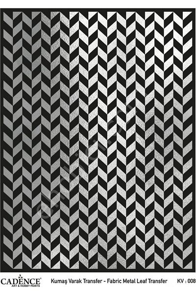 Cadence Kv-08 Cadence Fabric Foil Transfer Silver 30X42