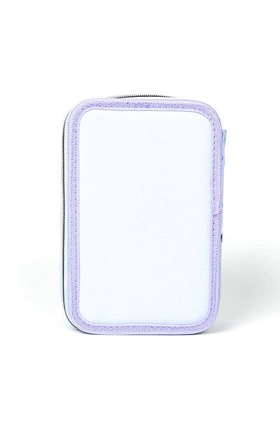 Frozen Fully Equipped Pencil Case with 3 Zippers, Giotto Frozen, 43 Pieces, 12.5 x 6.5 x 19.5 cm