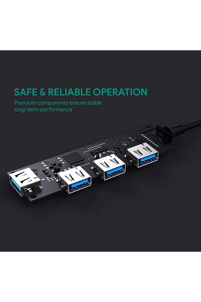 AUKEY USB Adapter USB-C to 4xUSB-A 3.0