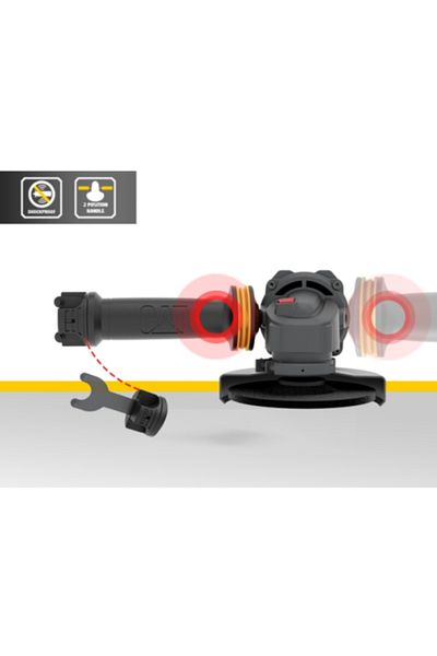 Caterpillar Cat Dx36 1200W 125 Mm 5" 115 Mm 45" Angle Grinder