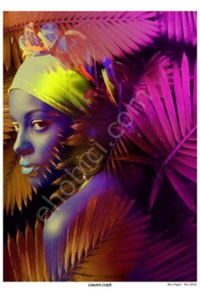 ehobici Lineart Brass Decopage Paper Model - 2554