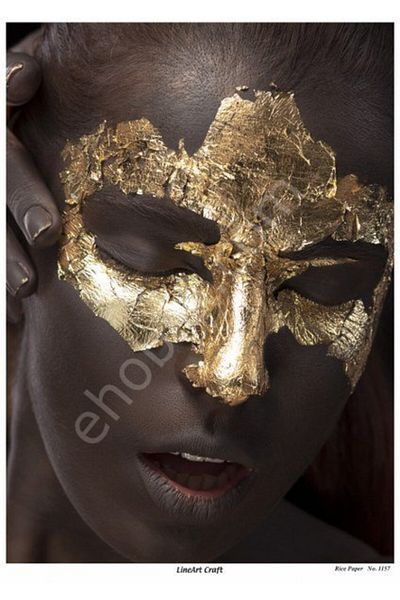 ehobici Lineart Craft Brass Decopage Paper Model - 1157