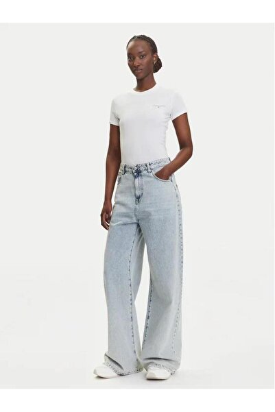 Tommy Hilfiger TJW SLIM LINEAR SS TEE EXT - Prodloužené T-kusy z nerezové oceli