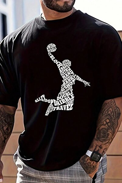 YRN COLLECTION تي شيرت للجنسين للنساء/الرجال مطبوع عليه رقبة دائرية وأكمام قص...