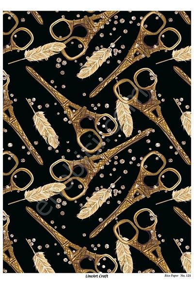ehobici Model 121 - Brass Decopage Lineart Craft