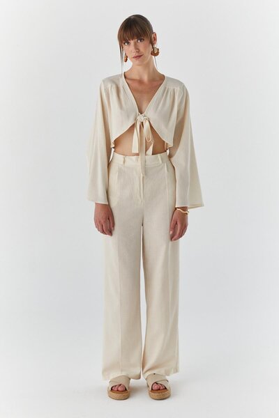 Shopping Shop Rope Tie Suit Natural