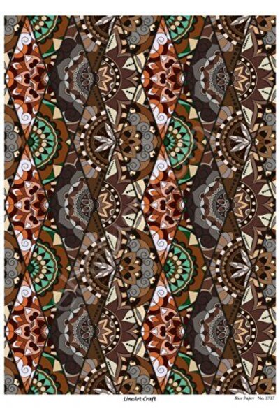 ehobici نموذج ورق ديكور نحاسي من لاينارت - 2727