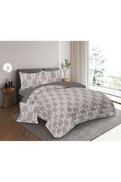 Blue Rose مفرش سرير نفرين مضغوط صيفي مشجر ليتناسب مع ديكور غرفتك من اجود انواع المايكروفايبر مقاس 230*250 سم