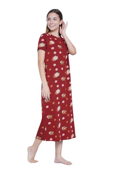 LAUREN SMITH Casual Printed Nightdress Light Green
