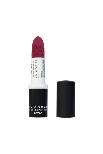 Layla Cosmetics Immoral Matte Lipstick No 24 Pelledoca - Intense Matte Lipstick