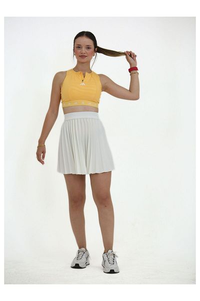 fh fashionhere Soley Pleated Black Crepe Mini Skirt Pleated 45cm